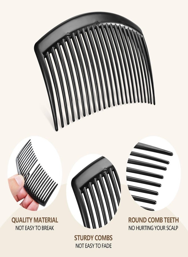 TIPTAP 6PCS 3.15IN Hair Side Comb with 3 Colors, Professional Barber Comb for Styling and Grooming, French Combs for Wedding, Dating and More - Image 5